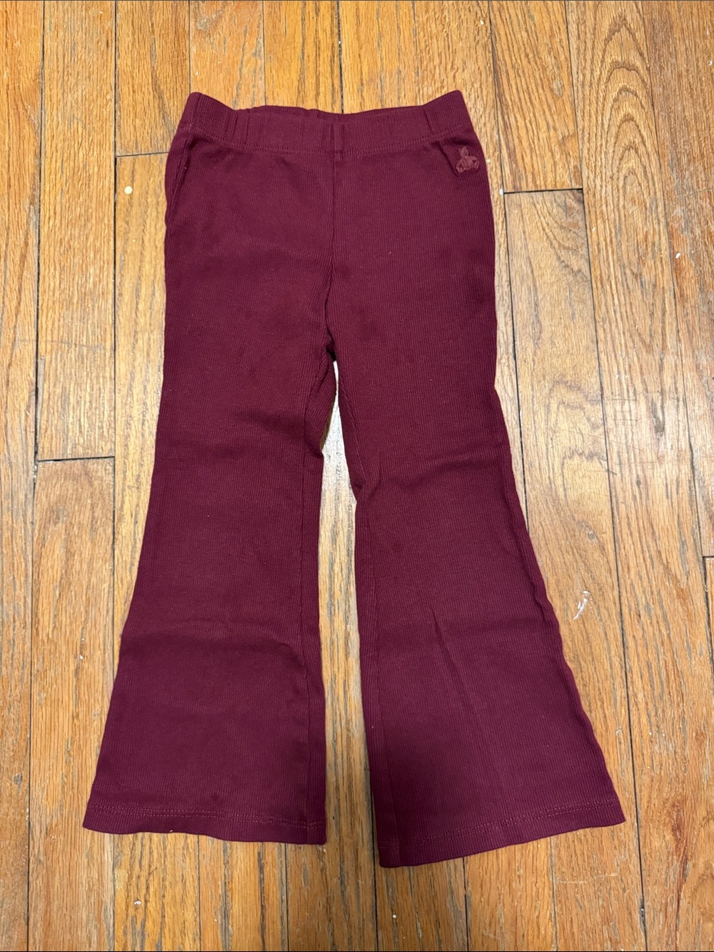 GAP Kids Burgundy Flare Leggings